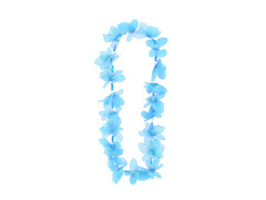 Colier fluture hawaiian albastru - 1 buc.
