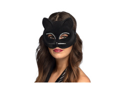 Mască de pisică neagră