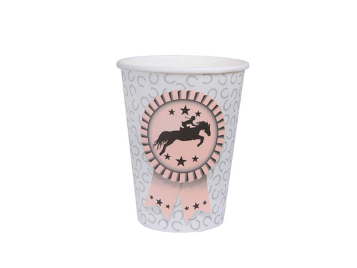 Pahare de hârtie Horse Riding - 270 ml - 10 buc.
