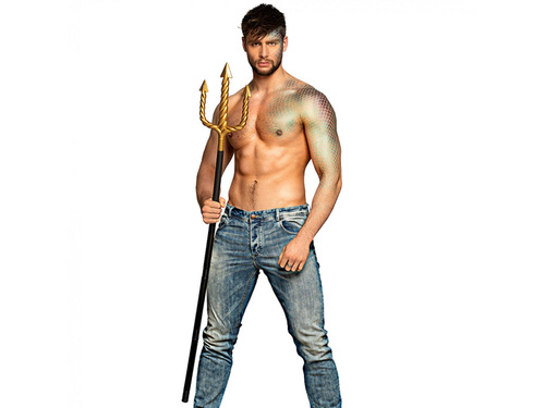 Trident pentru zeul mării Poseidon - 138 cm - 1 buc.