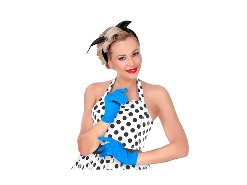 Mănuși turcoaz scurte