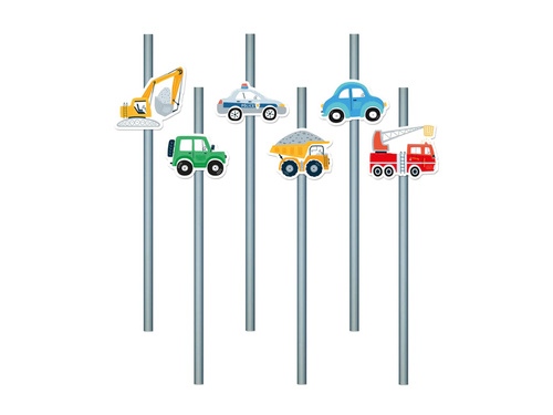 Paie aniversară Cars - 6 buc.