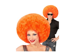 Peruca afro portocalie de calitate mare