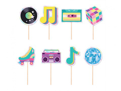 Pickere Retro Disco - 8 buc.