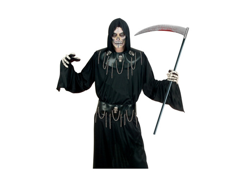 Coasă de plastic pătată de sânge - 107 cm