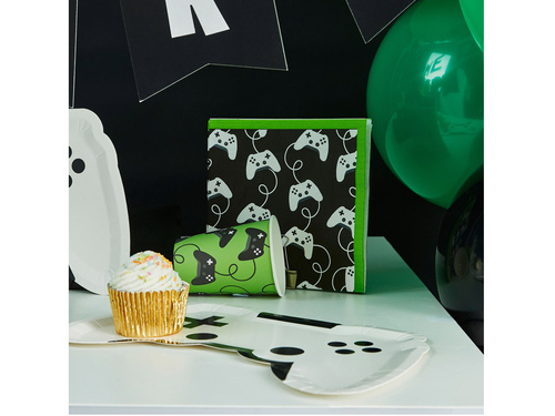 Cupe aniversare Game On - 250 ml - 8 buc.