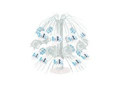 Decorațiune de masă elefant albastru - 30 cm - 1 buc.