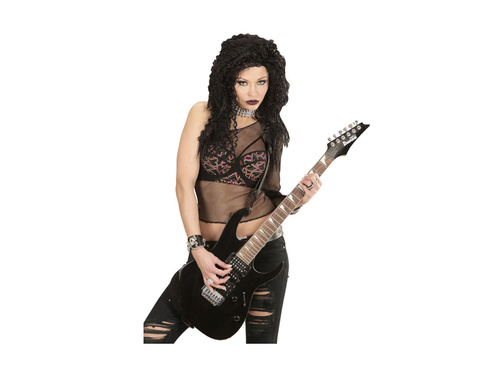 Hard Rock negru peruca cret