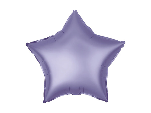 Balon violet cu stea - 45 cm - 1 buc.
