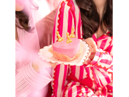 Lumânări pentru ridicarea penisului - aurii - 5 buc.