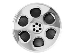 Farfurii Cinema - 22,5 cm - 10 buc.