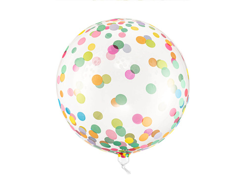 Balon din folie cu puncte colorate - 40 cm - 1 buc.