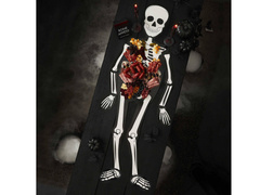Tavă cu schelet de Halloween - 150 x 130 cm - 1 buc.