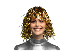 Peruca auriu metalic