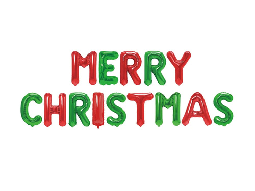 Balon din folie Crăciun fericit - 46 cm