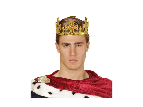 Coroana de aur a regelui cu bijuterii