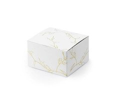 Cutii pentru oaspeți cu crenguțe aurii - 10 buc.