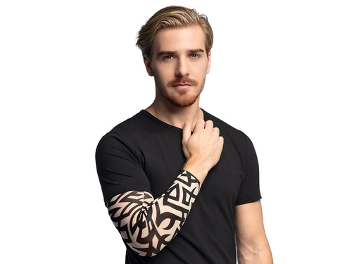 Tatuaj tribal cu mânecă - 1 buc.