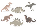 Decorațiuni cu două fețe Dinozauri - 12 buc.