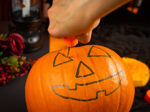 Set de sculptură în dovleac - 1 kpl.