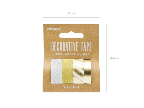 Bandă decorativă autoadezivă - 4 buc.