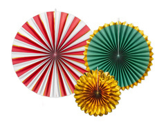 Rozete suspendate pentru Crăciun - 3 buc.