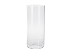 Tub de sticlă pentru lumânări - 10x23cm - 1 buc.