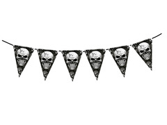 Halloween Skulls steag banner - 300 cm - 1 buc.