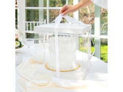 Cutie decorativă pentru tort - 30 x 30 x 30 cm - 1 buc.