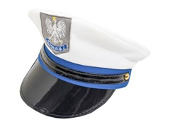 Șapcă de polițist - 1 buc.