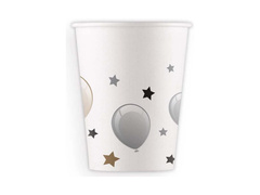 Cupe aniversare Baloane - 200 ml - 8 buc.