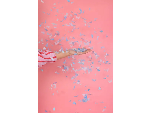 Fată sau băiat tub de fotografiere? - fluturi albaștri - 20 cm - 1 buc.