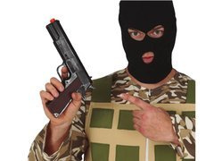 Pistol negru - 29 cm - 1 buc.