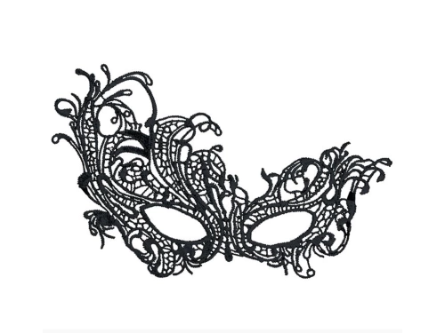 Mască de carnaval aurie - 1 buc.