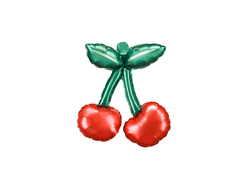 Balon din folie Cireșe - 28x31 cm - 3 buc.