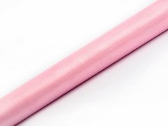 Organza simplu roz deschis - 36 cm x 9 metri