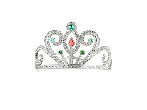 Tiară din argint cu bijuterii
