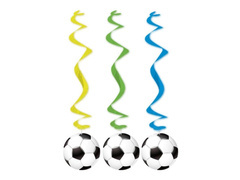 Decor suspendat Fotbal - 3 buc.