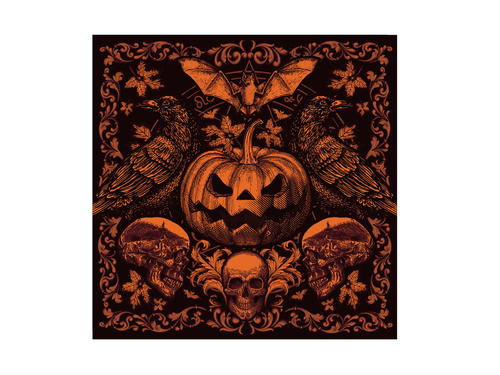 Șervețele cu dovleac de Halloween bântuit - 33 cm - 20 buc.