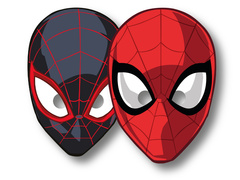 Spiderman măști aniversare - 6 buc.