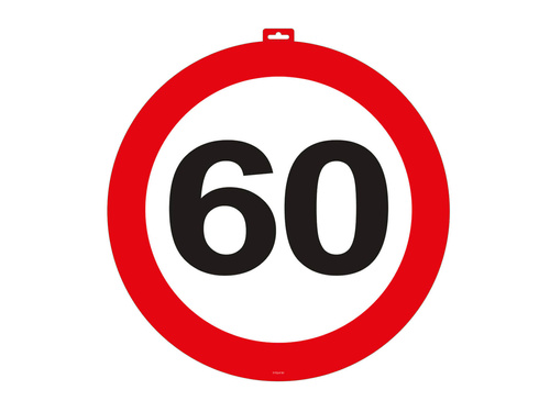 Decorare ușă 60 ban sign - 1 buc.