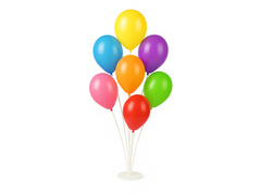Set de baloane cu suport - 11 bucăți.