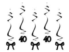 Vârtejuri de decor agățat pentru 40 de arcuri - 5 buc.