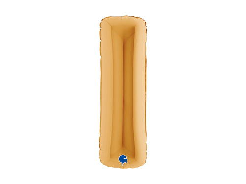 Balon folie litera I auriu - 40" - 1 buc.