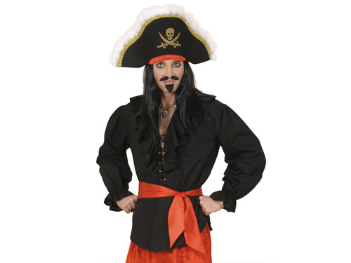 Eșarfă pirat roșie - 1 buc.