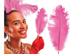 Pană mare roz - 30 cm - 1 buc.