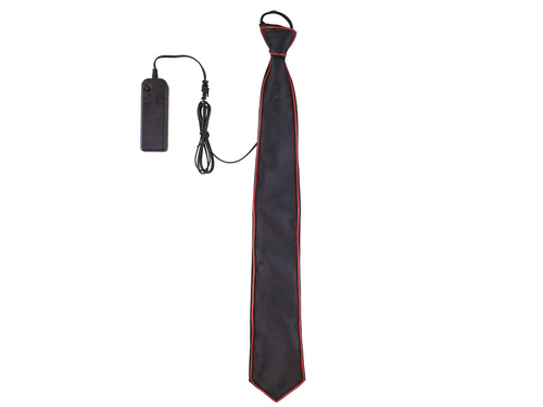 Cravată LED roz - 1 buc.