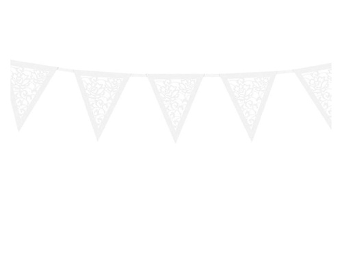 Ghirlandă de hârtie cu perle - 19,5 x 300 cm - 1 buc.