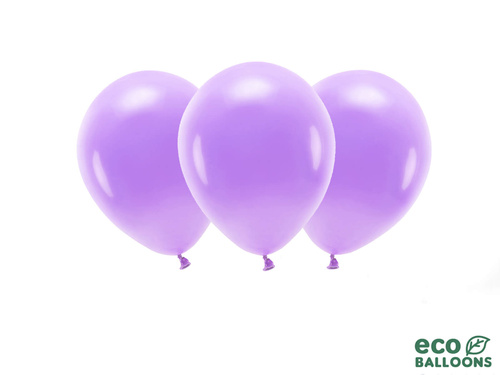EKO Baloane latex lavanda pastelate - extra mari - 10 buc.