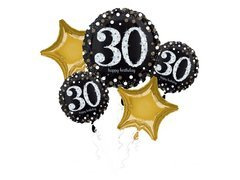 Buchet de baloane din folie pentru 30